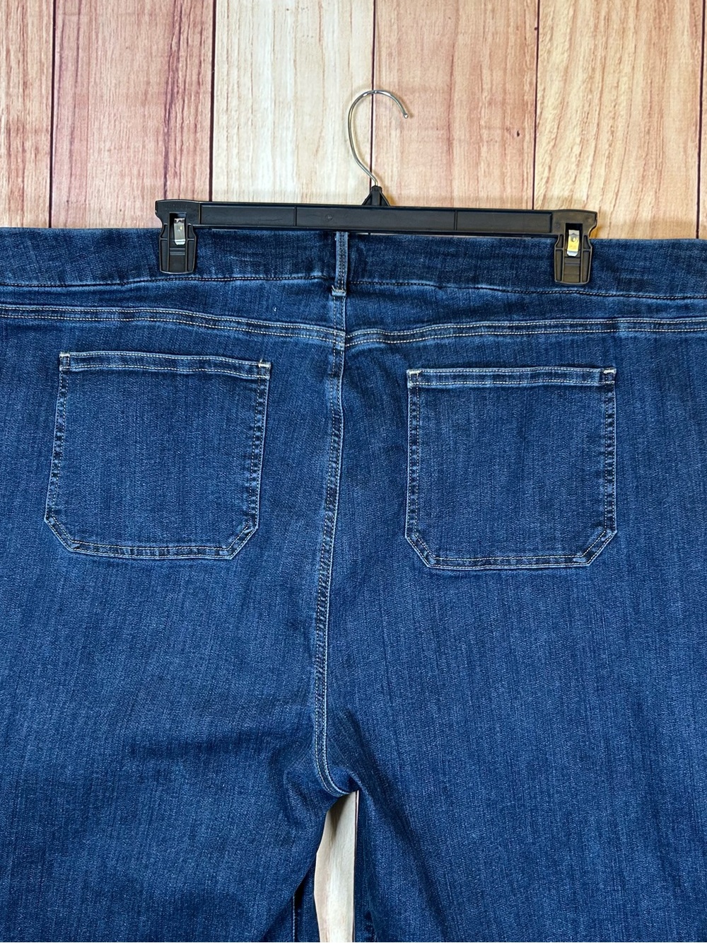 NYDJ Not Your Daughters Capri Jeans Sz 26W 4XL blue Wide Leg Lift Tuck $100 - Picture 9 of 16